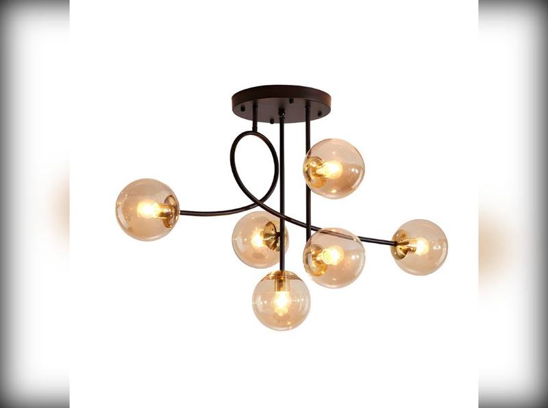 Lámpara de araña LED moderna 5 brazos