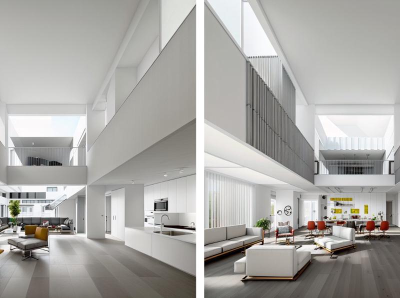 Visualización arquitectónica fotorrealista de edificios