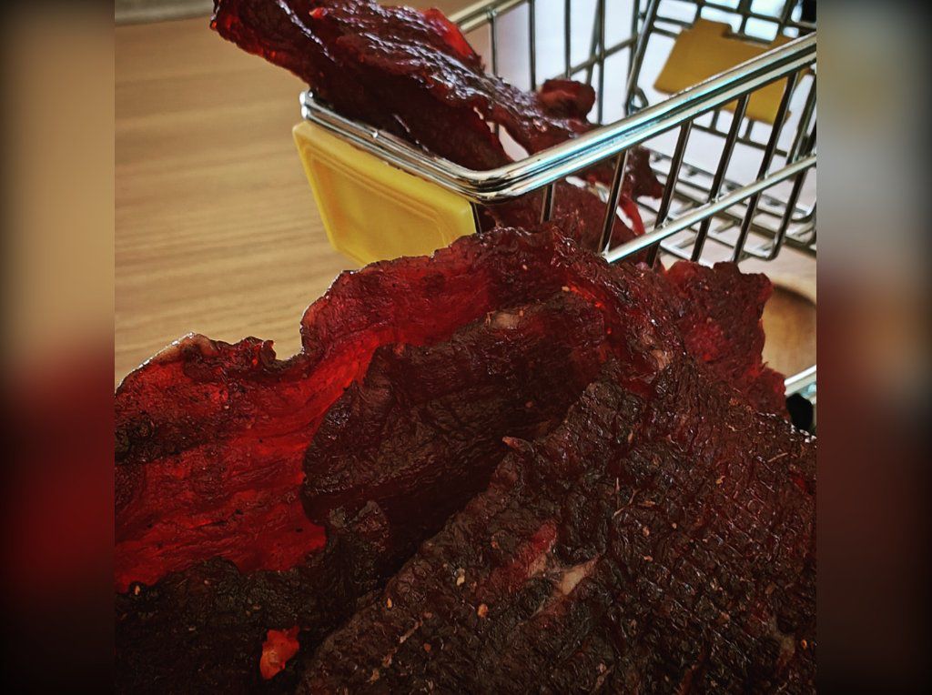 Productos cárnicos 🍒🥩 JERKY DE CARNE y CEREZA