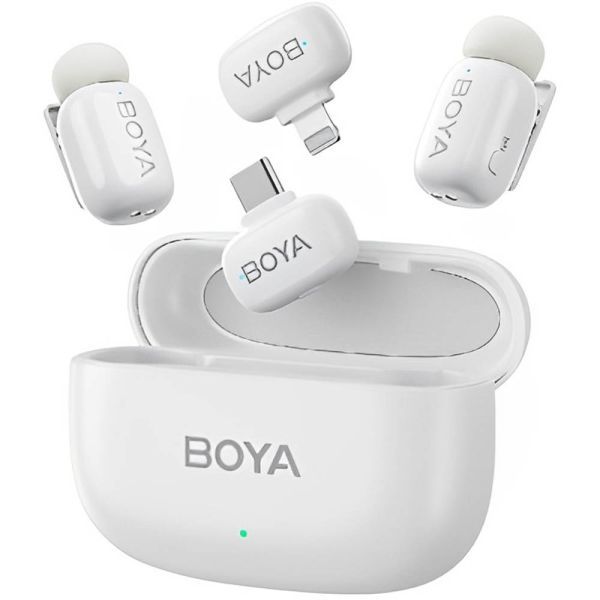 Microfono Lapela Boya Mini-12 (2Tx+1Rx) Wireless