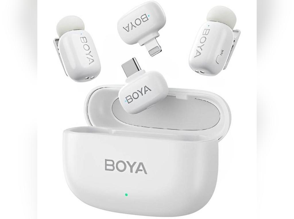 Microfono Lapela Boya Mini-12 (2Tx+1Rx) Wireless