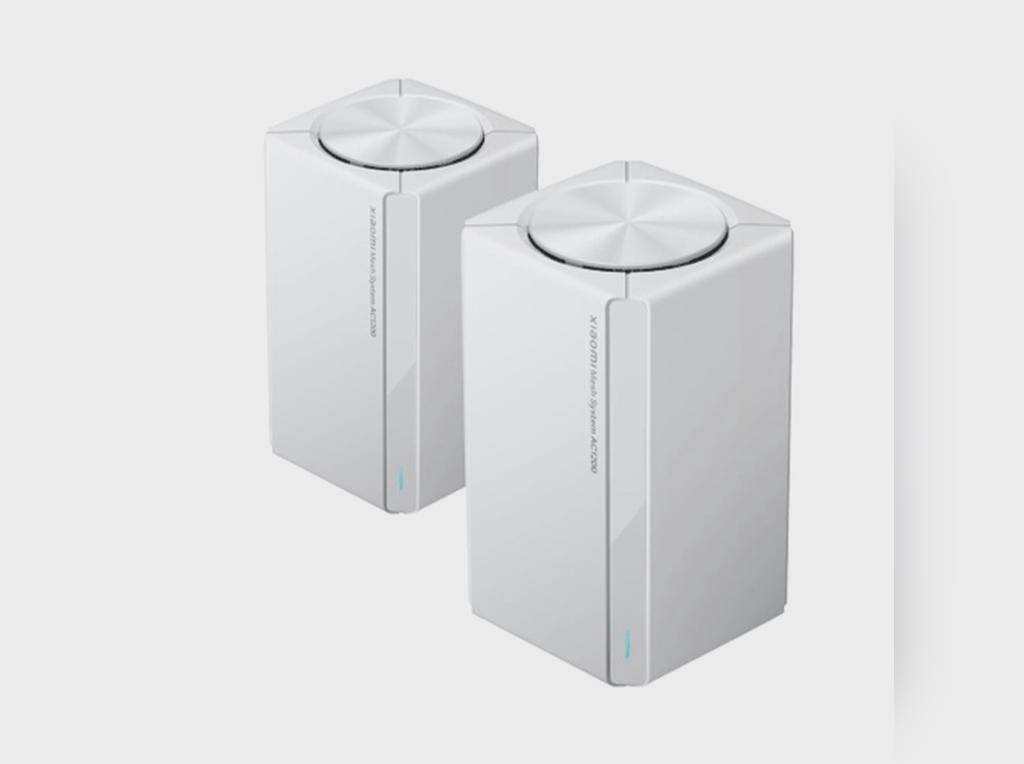 Router Wifi Xiaomi Mesh Ac1200 2 Pack Lan/Wan/Wifi6 Dvb4451