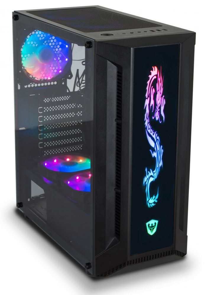 Gabinete Gamer K886 5 Fan C/Dise?O
