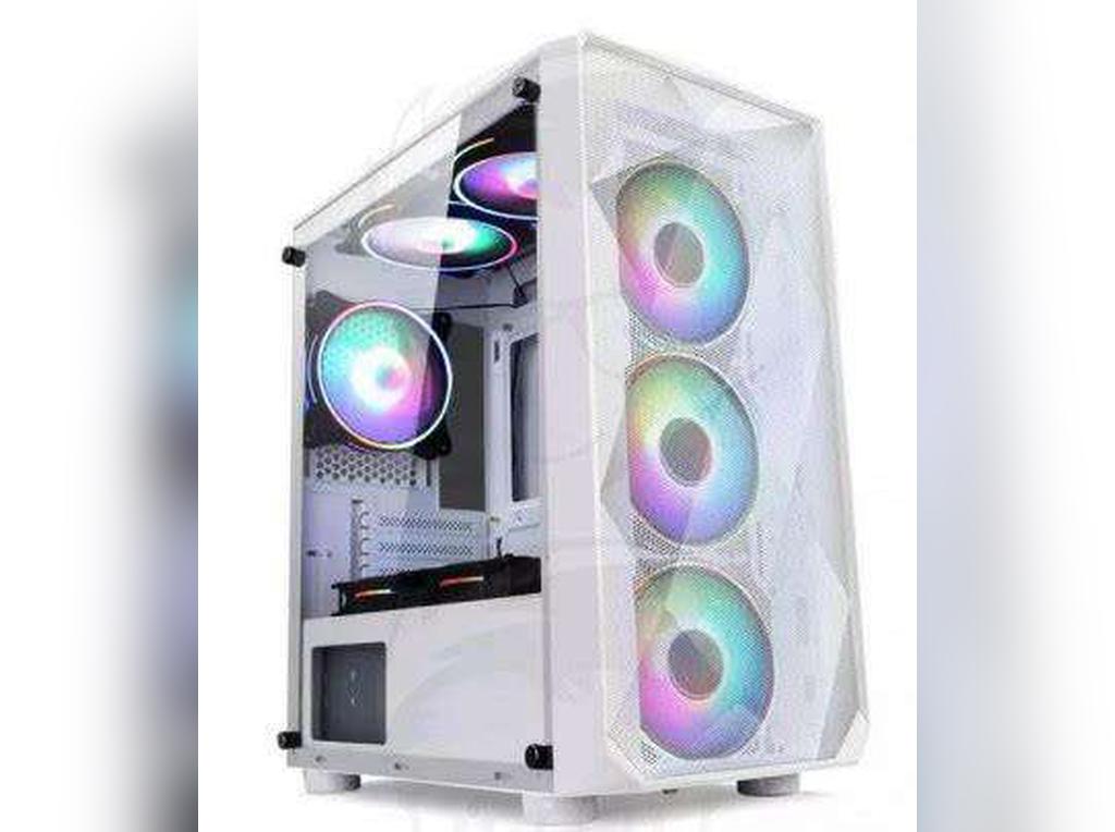 Gabinete Sate K881 6Fan 14Cm Blanco