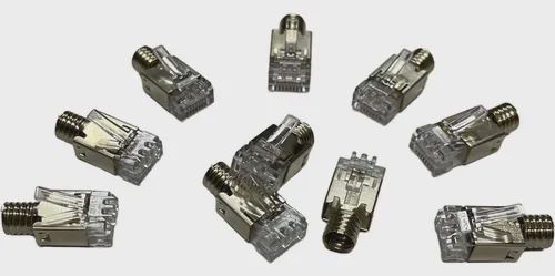 Conector Rj45 Cat6e Blindado Pack 100 Unidades 7.0Mm