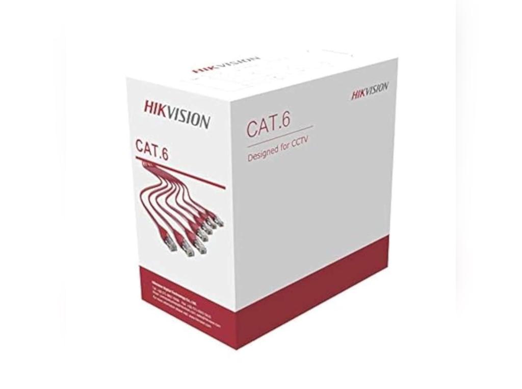 Cable Utp Cat 6 Hikvision Ds-1Ln6uzc0 Interno X Rollo (305M)