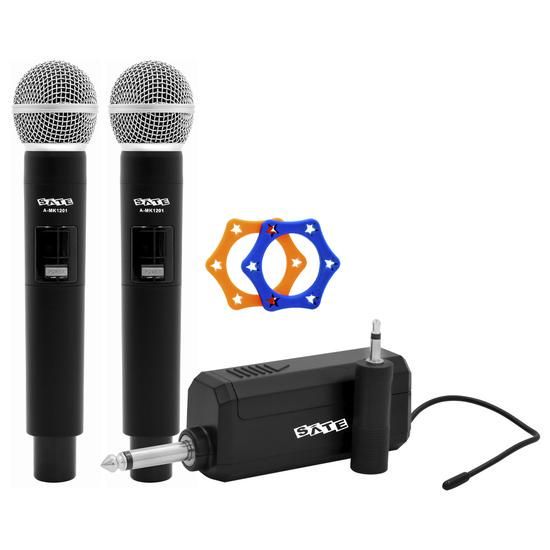 Microfono Sate A-Mk1201 Inal?Mbrico - Negro