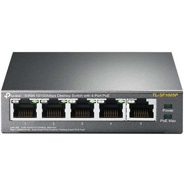 Hub Switch Tp-Link 5P 10/100 4P Poe Tl-Sf1005p