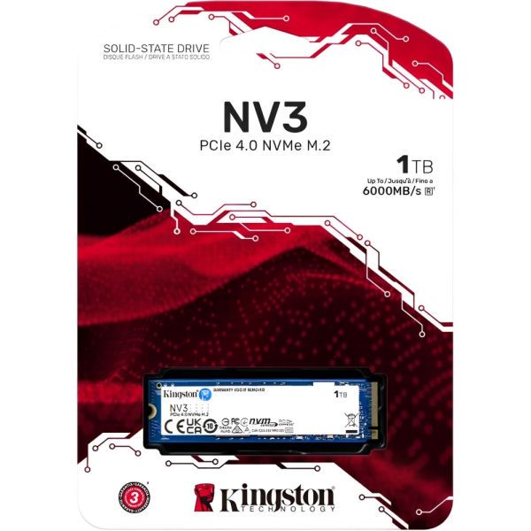 SSD interno M.2 NVMe Kingston 1 TB