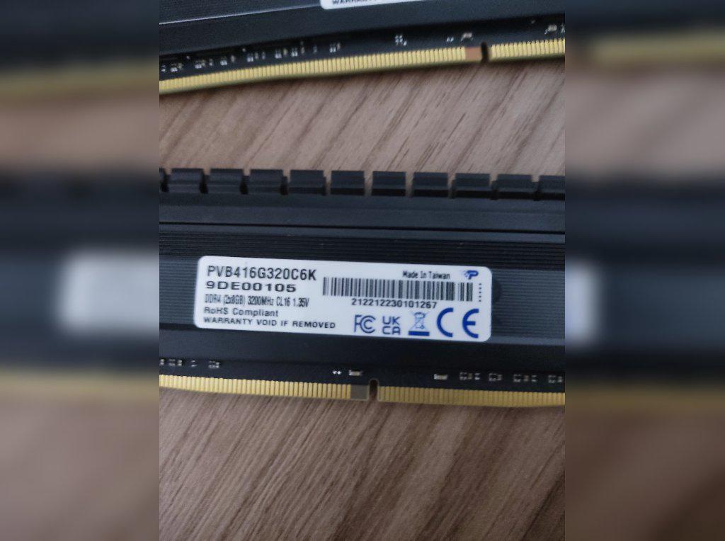 Memoria RAM Patriot Viper 8GB 3200MHz CL16 DIMM