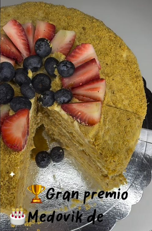 Tartas y pasteles La torta de miel