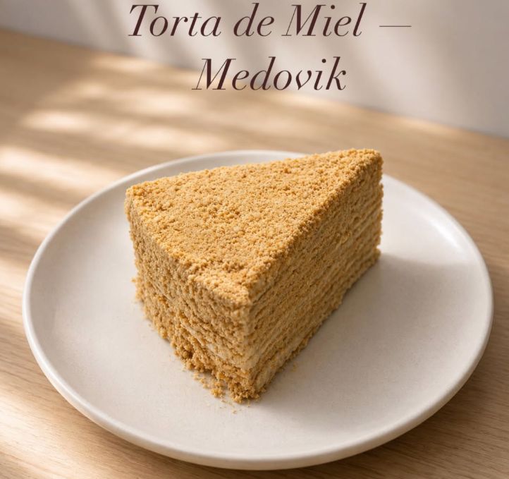Tartas y pasteles Torta de Miel — Medovik