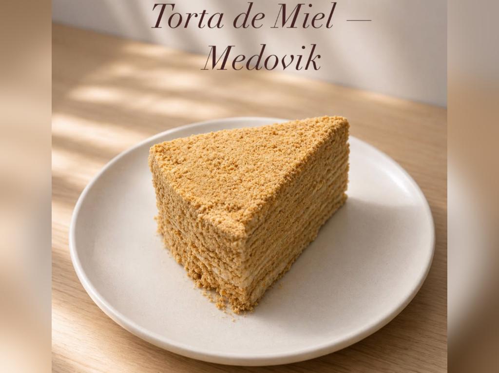 Tartas y pasteles Torta de Miel — Medovik