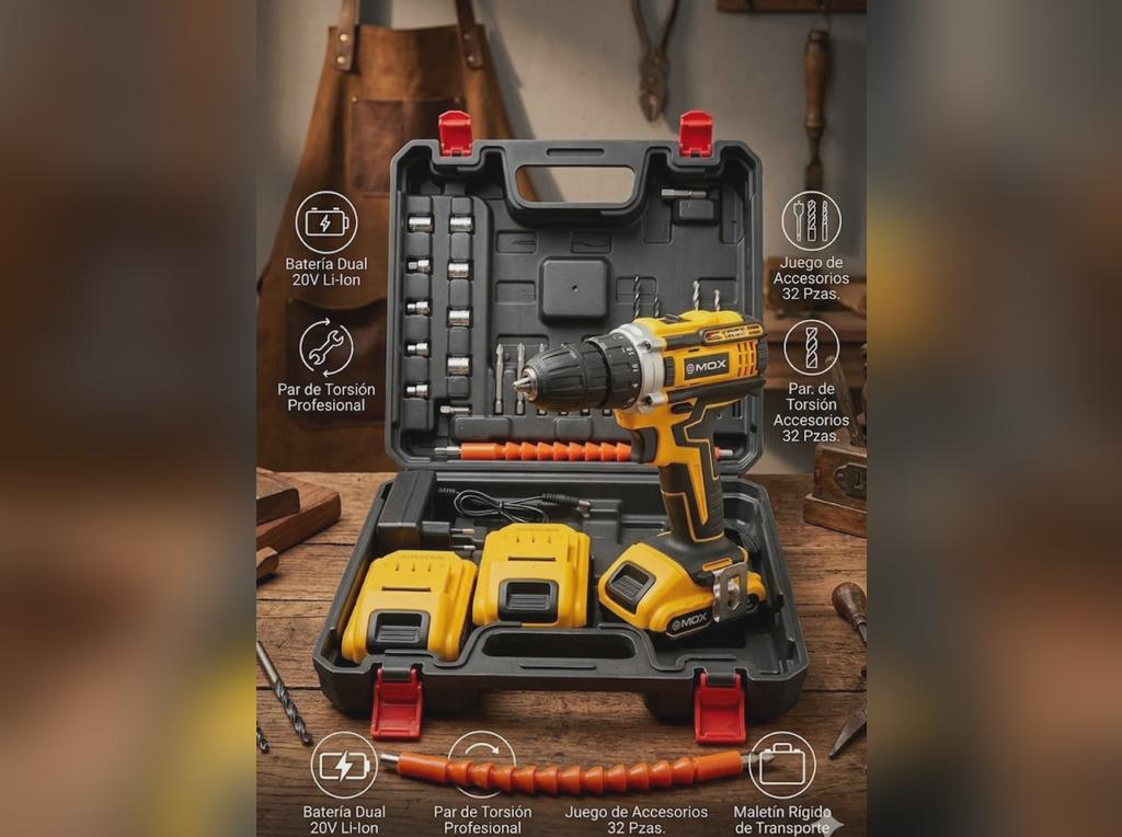 Taladro Multifuncional kit 10 en 1