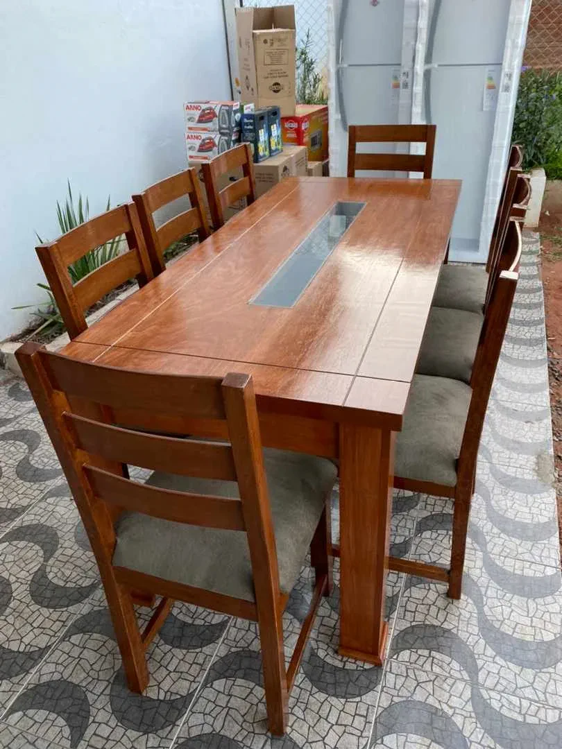 Juego de comedor 8 sillas milan cod 49