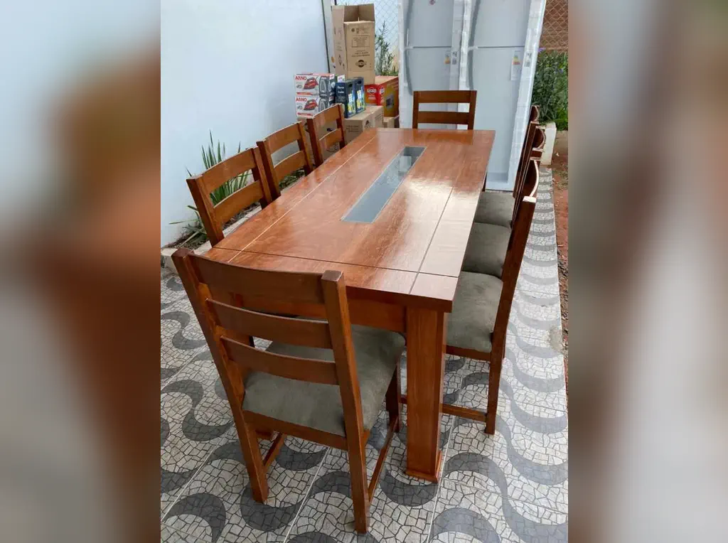 Juego de comedor 8 sillas milan cod 49