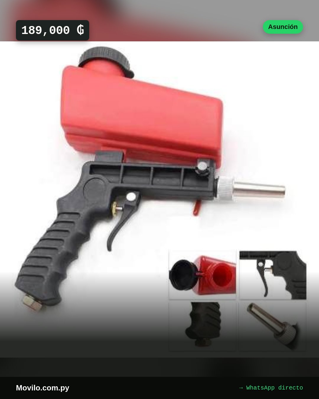 Pistola arenadora