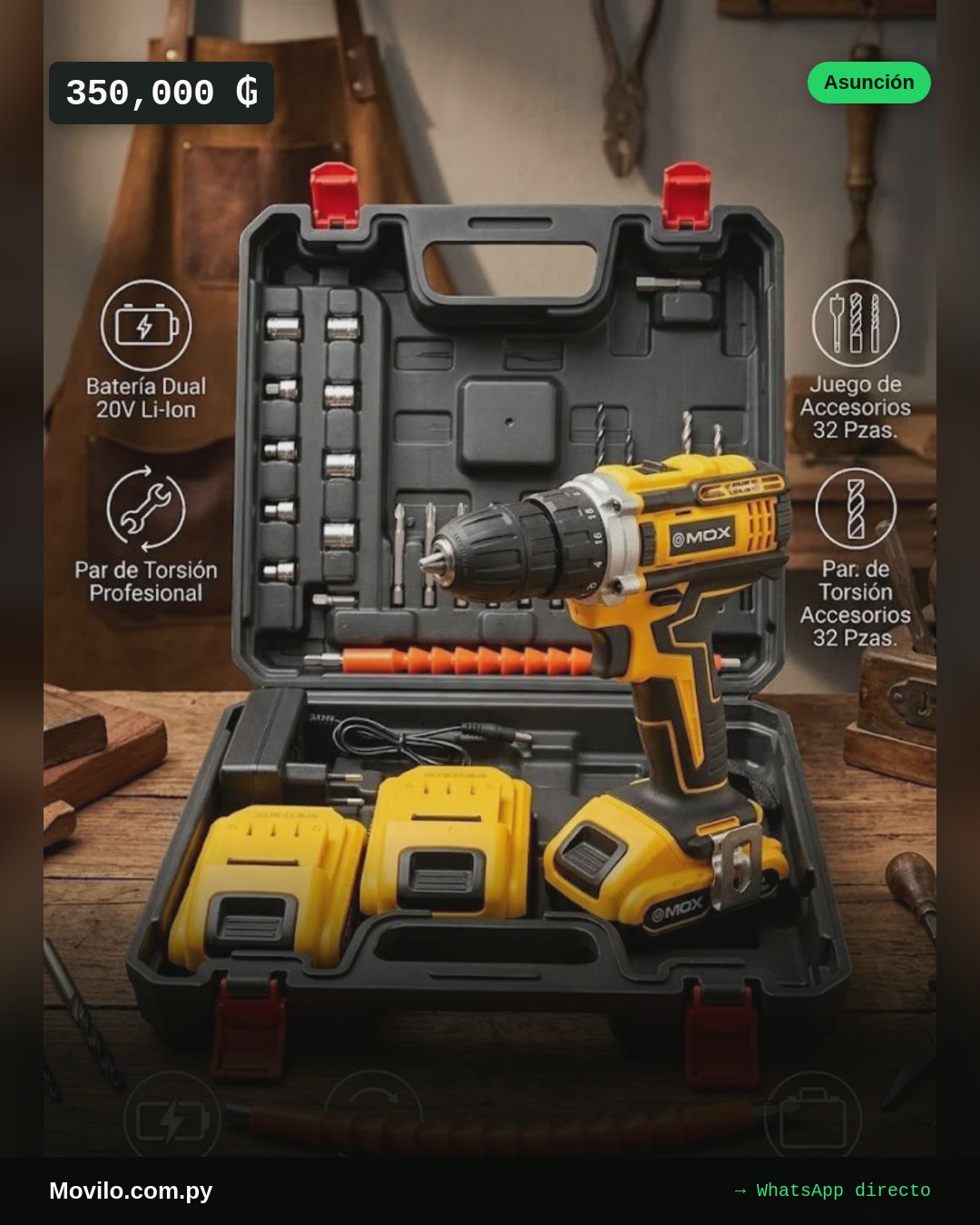 Taladro Multifuncional kit 10 en 1