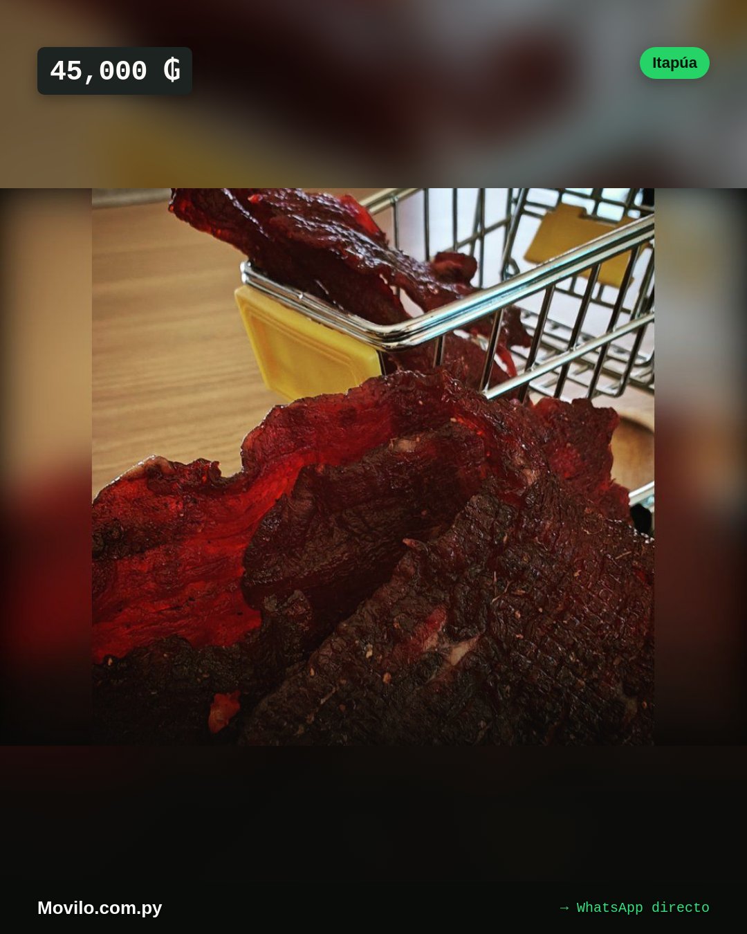 Productos cárnicos 🍒🥩 JERKY DE CARNE y CEREZA