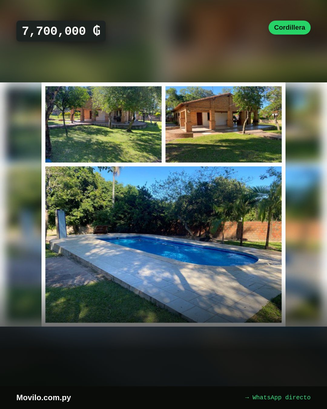 Alquilo Casa en San Bernardino Temporal COD 6796