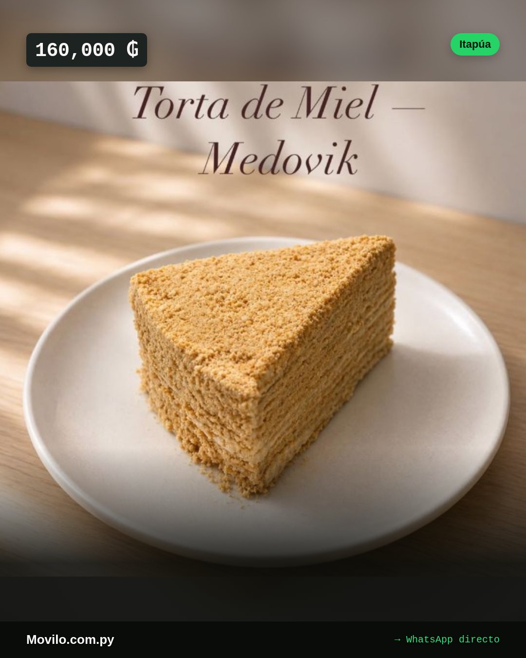 Tartas y pasteles Torta de Miel — Medovik