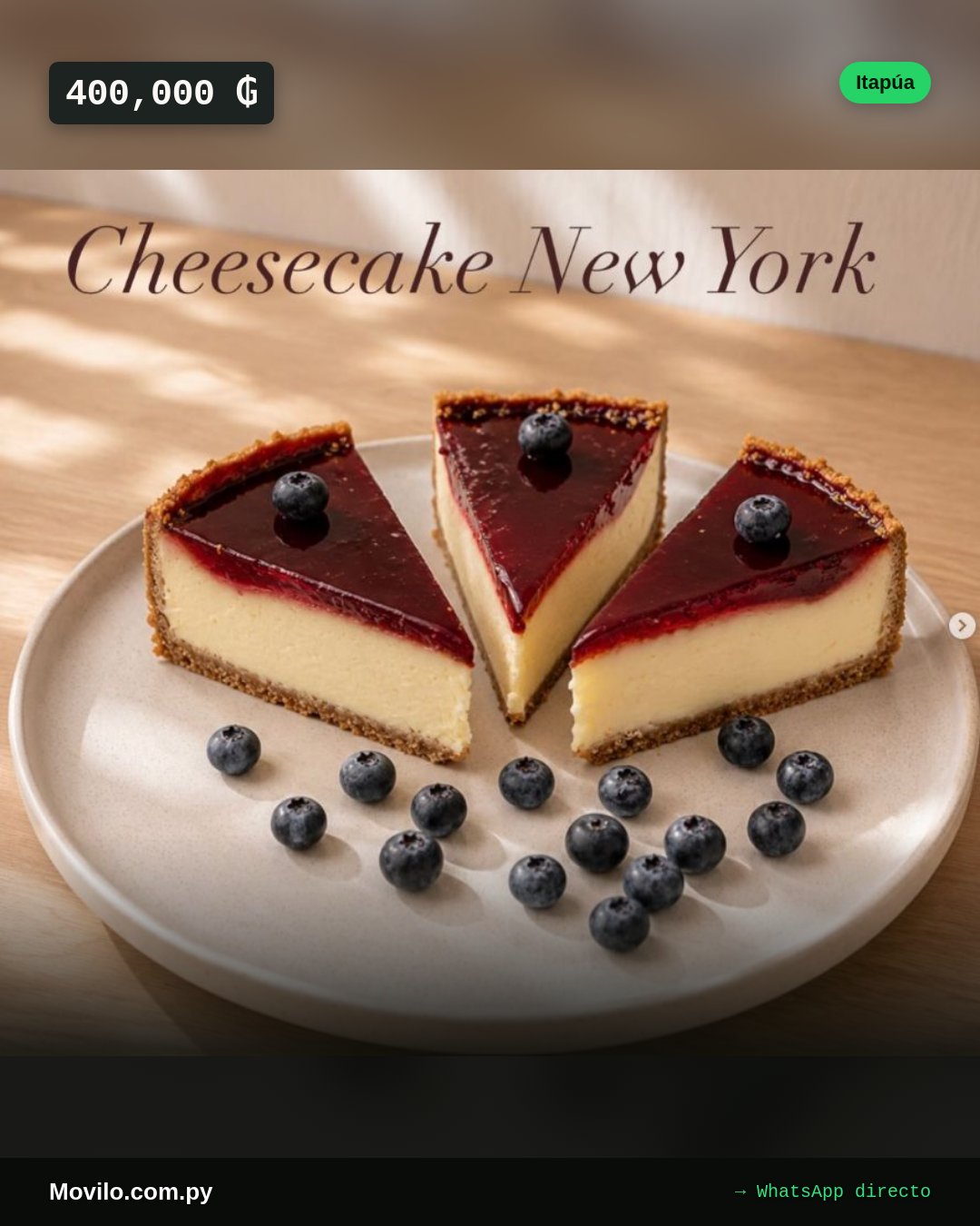 Tartas y pasteles Cheesecake New York