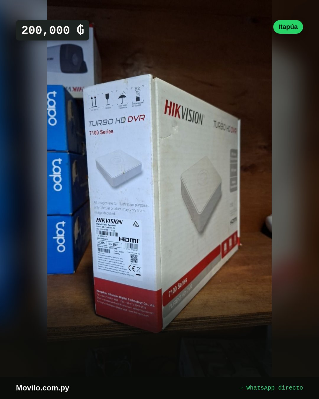 DVR Hikvision para 5 cámaras