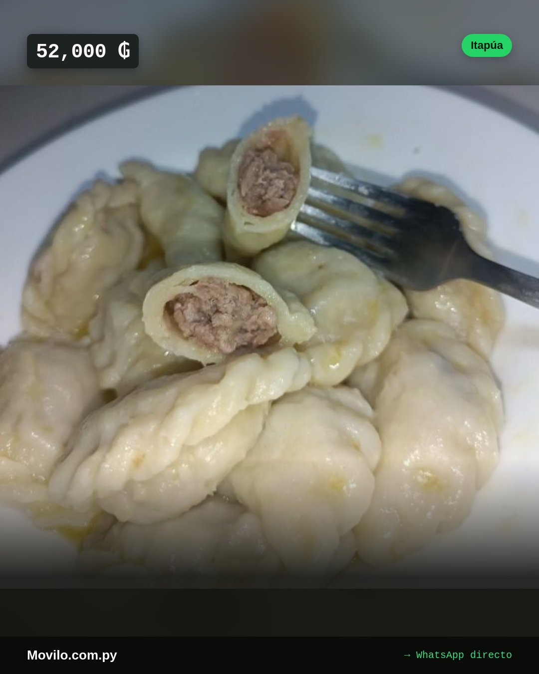 Platos preparados Varenici con carne 