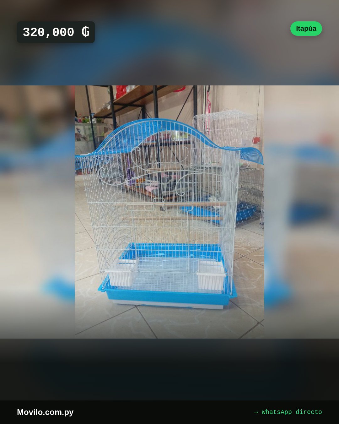Jaula grande para aves 