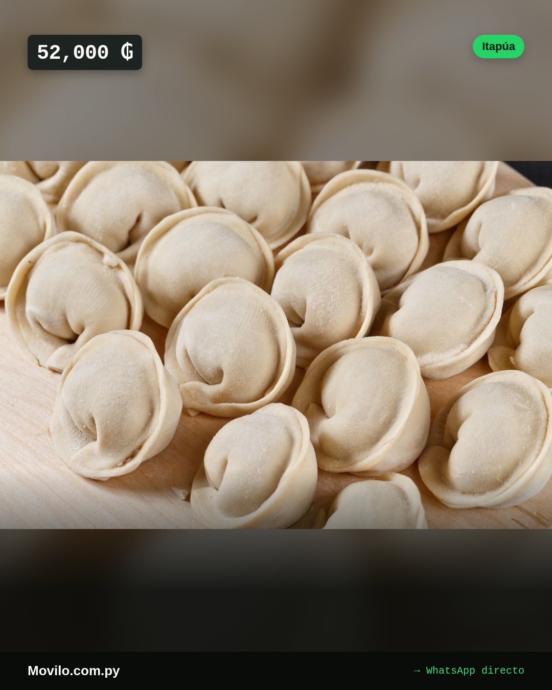 Platos preparados Autenticos pelmeni caseros
