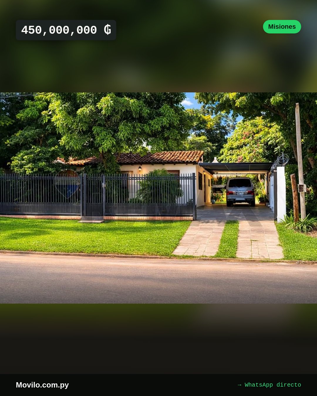 Casa doble en Barrio Reducto, San Lorenzo - 360 m²