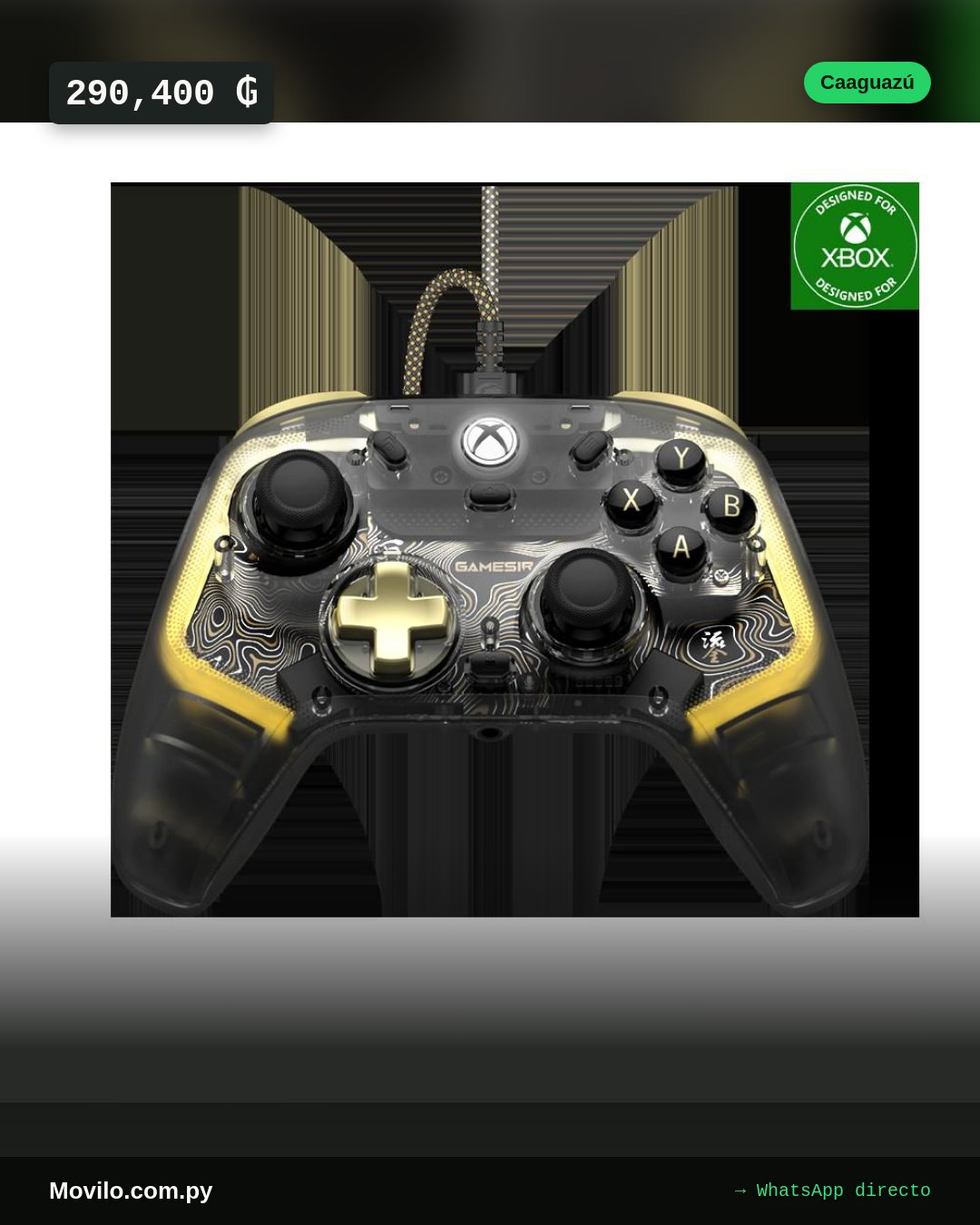 Control Gamesir K1 Kaleid Flux para Xbox USB ergonómico